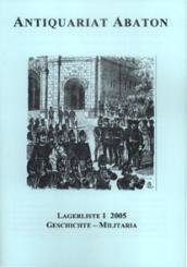 Liste 1 - Geschichte - Militaria 