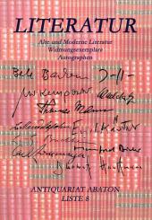 Liste 8 - Literatur 