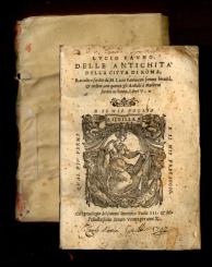 Delle antichità della città di Roma 