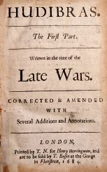 Hudibras. The first-[und] the second [und] the third and last part 