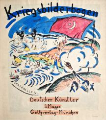 Kriegs-Bilderbogen Münchner Künstler 