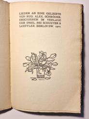 Lieder an eine Geliebte 