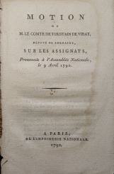Motion sur les assignats, prononcée à l'assemblée Nationale, le 9 avril 1790 