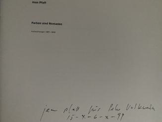 Farben sind Nomaden. Und: Hispano-Zyklus 