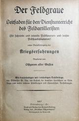 Leitfaden für den Dienstunterricht des Fußartilleristen 