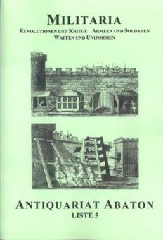 Liste 5 - Militaria 