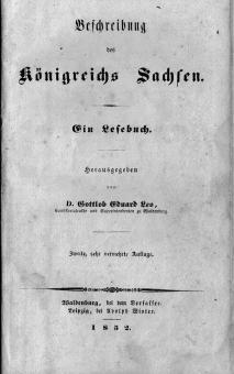 Beschreibung des Königreichs Sachsen 