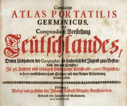 Continuirter Atlas Portatilis Germanicus 