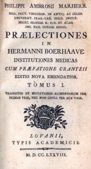 Praelectiones in Hermanni Boerhaave Institutiones Medicas 