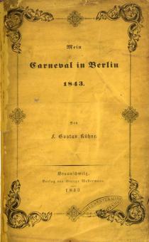 Mein Carneval in Berlin 1843 