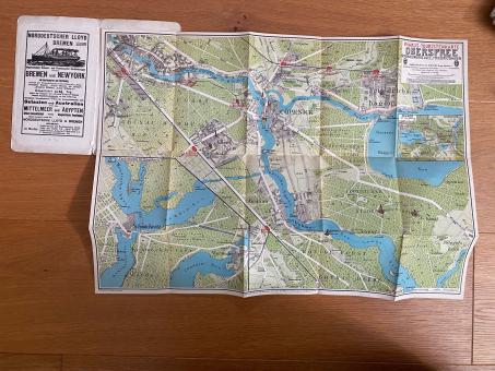 Pharus-Touristenkarte Oberspree 